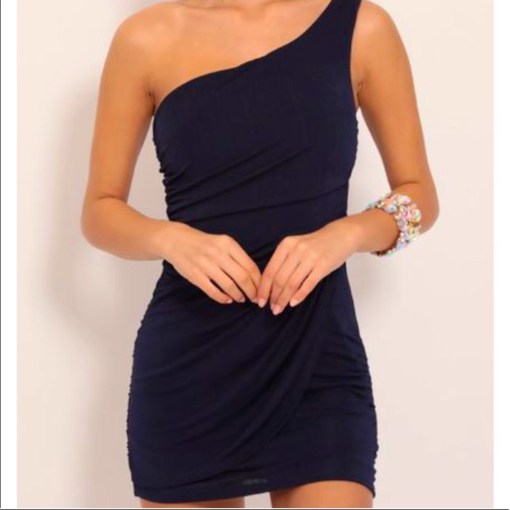 Lucy in the sky navy blue dress
